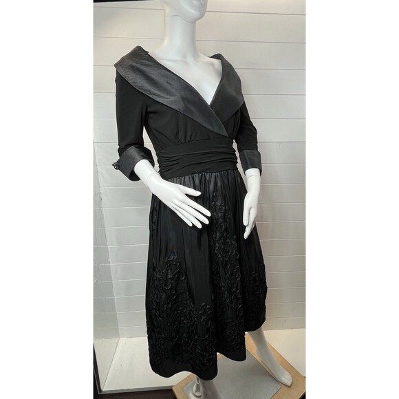 Beautiful Vintage Black JESSICA HOWARD -Audrey Hepburn Dress/8 Retro 50s’ Style - Picture 4 of 11